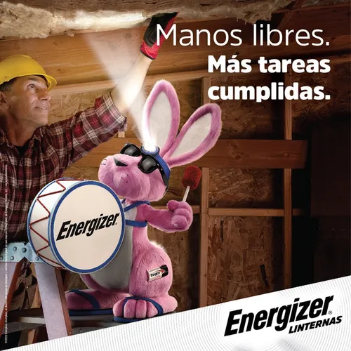 Linterna Manos Libres Energizer 3 Led 60 Lumens
