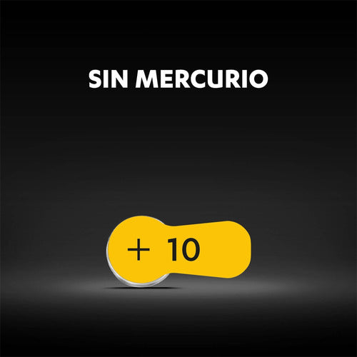 Pila Para Audífonos Duracell Tamaño 10 X6