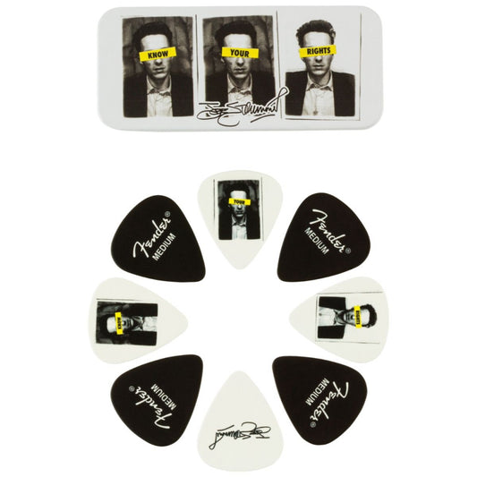 Lata de púas Joe Strummer medium Fender x8 unid.