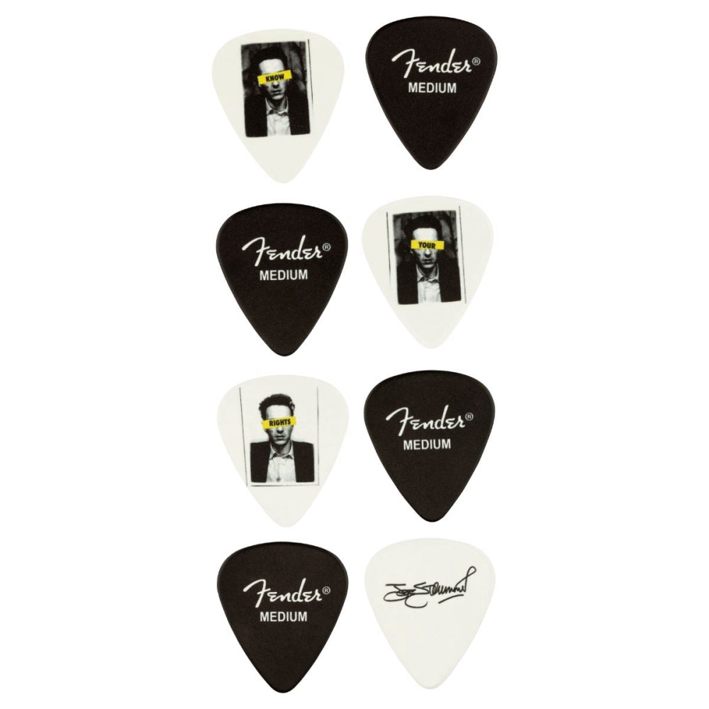 Lata de púas Joe Strummer medium Fender x8 unid.
