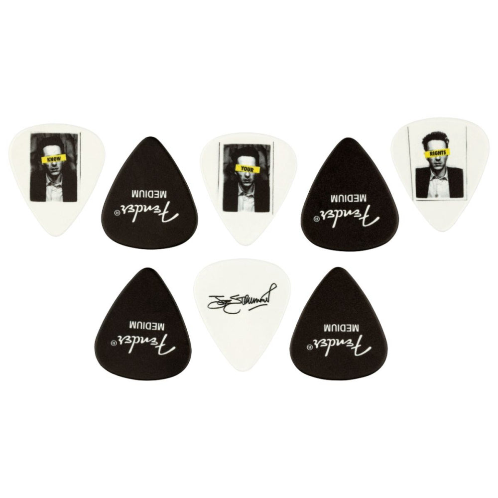 Lata de púas Joe Strummer medium Fender x8 unid.