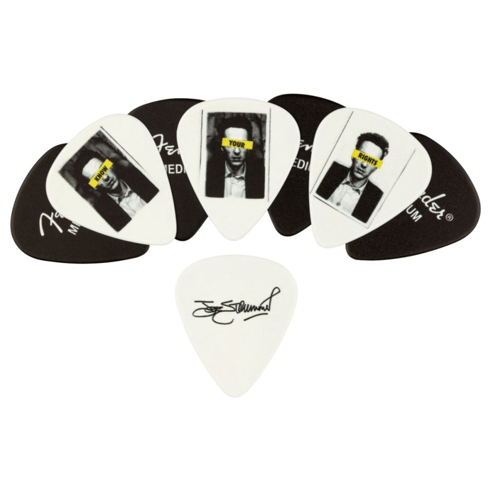 Lata de púas Joe Strummer medium Fender x8 unid.