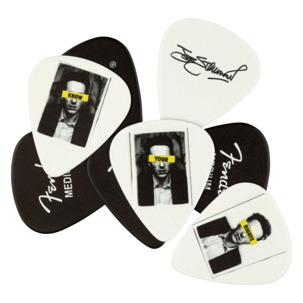 Lata de púas Joe Strummer medium Fender x8 unid.