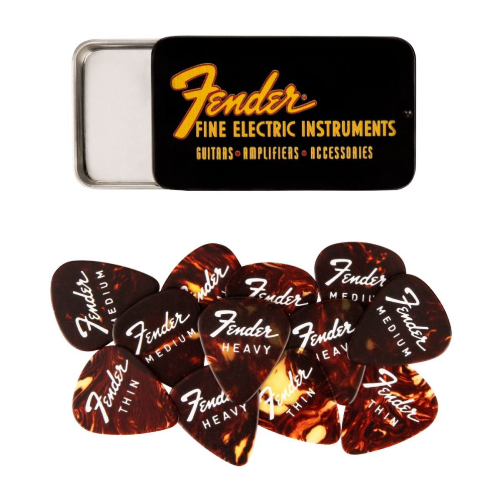 Set De Púas Fender 12 Unid. Grosores Mixtos