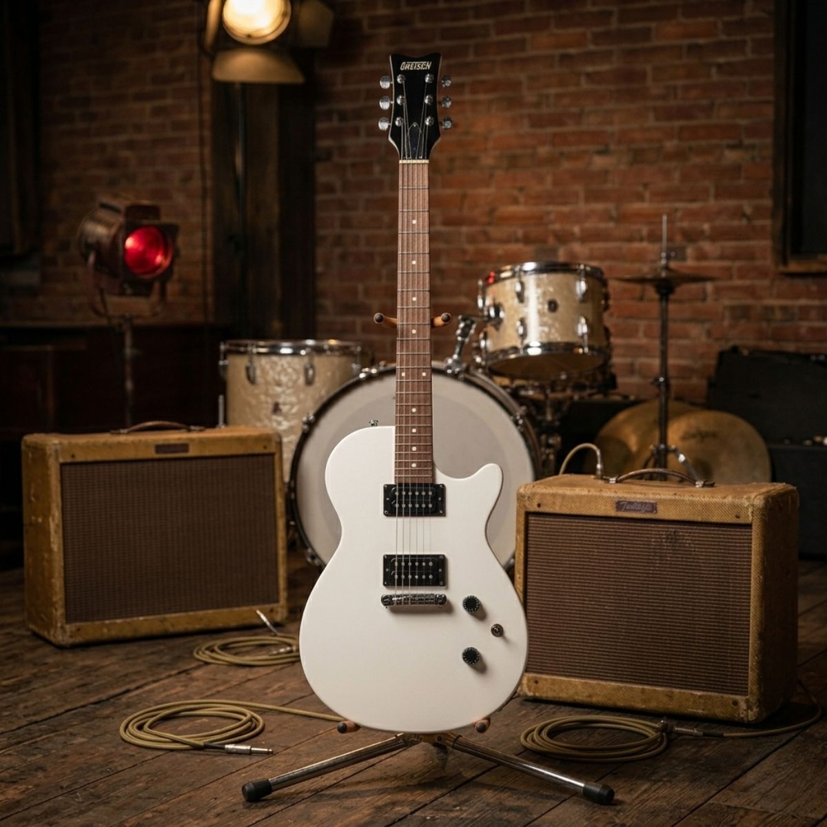 Guitarra Eléctrica Ignite Jet Club Gretsch Lightning White