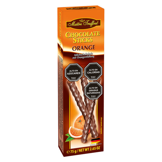 Chocolate Stick Maitre Truffout Naranja 75g
