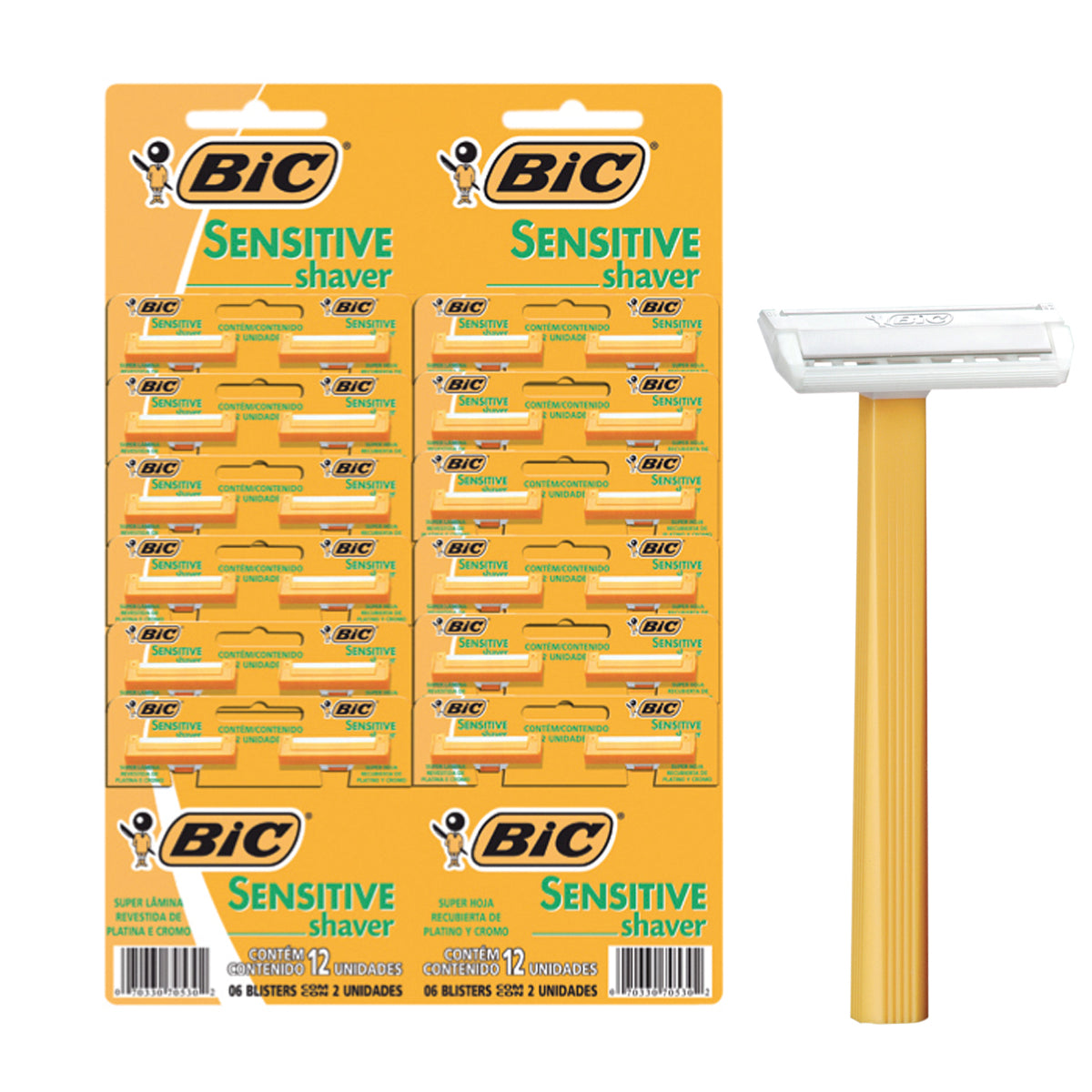 Máquina De Afeitar Bic Sensitive X24un