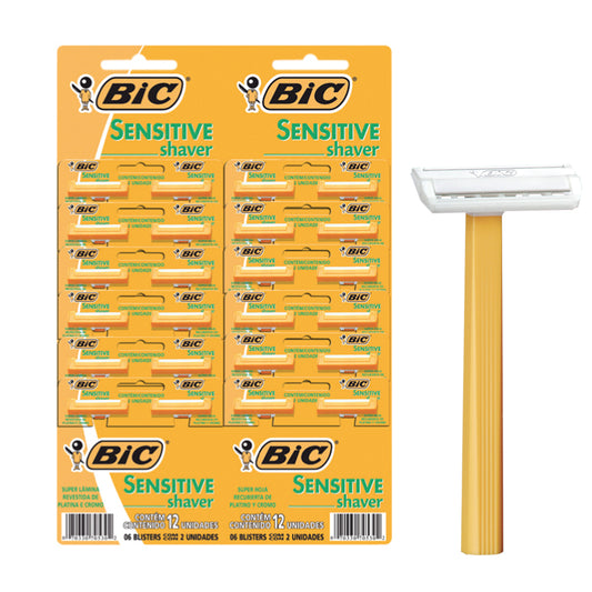Máquina De Afeitar Bic Sensitive X24un
