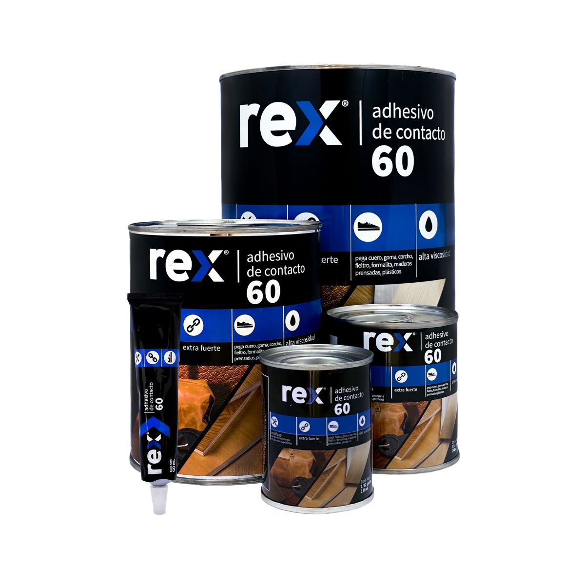 Adhesivo de Contacto Rex 60, Tarro 946 cc