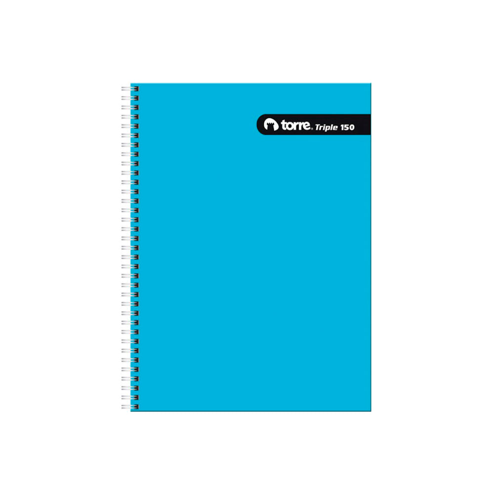 Cuaderno Universitario Triple Torre Mat 7mm 150 Hojas x 4ud
