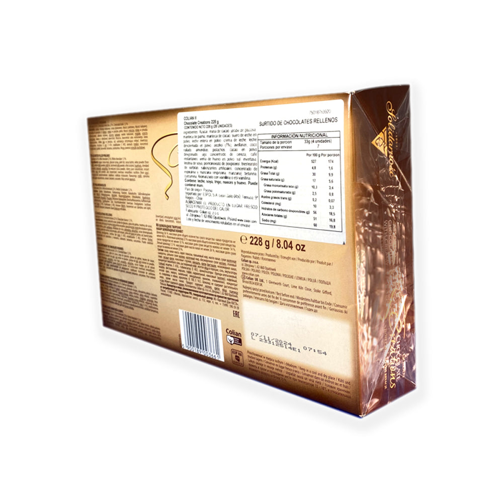 Pack 6 Estuche Bombones Creations Golden Solidarnosc 228g