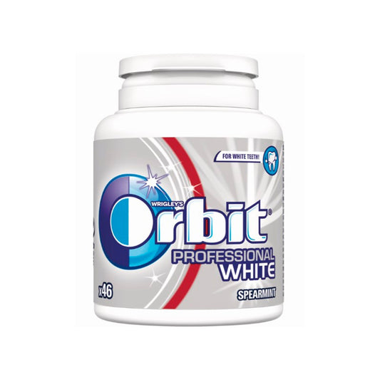 Chicle Orbit Sin Azúcar Professional White Spearmint 6x64 gr