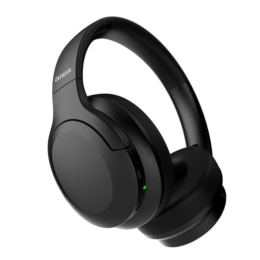 Audifono On-Ear Aiwa Con Cancelación De Ruidos Aw-45nc Negro