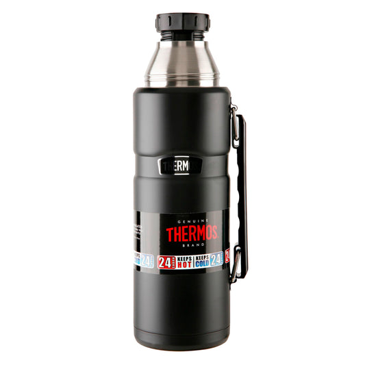 Termo Líquido King Thermos Acero Inoxidable 1,2 Litros Negro