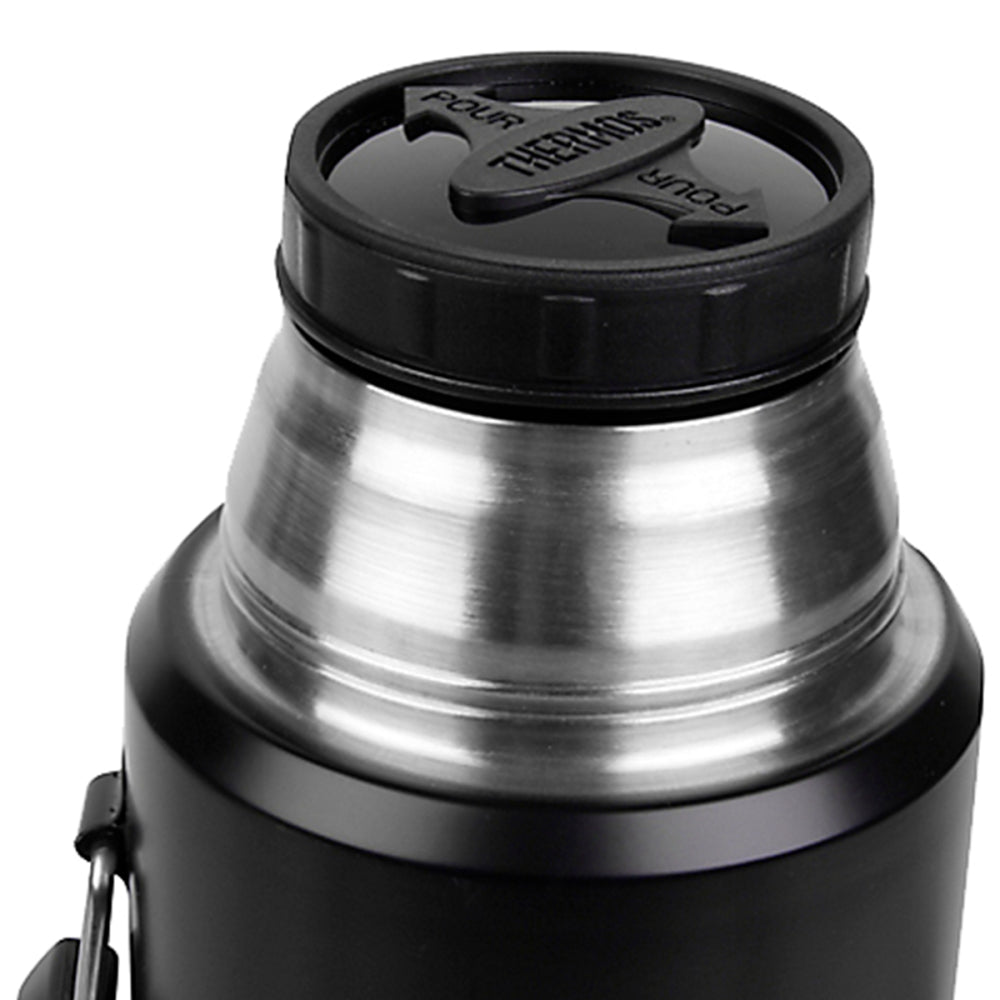 Termo Líquido Thermos King 2.0L Acero inoxidable Negro