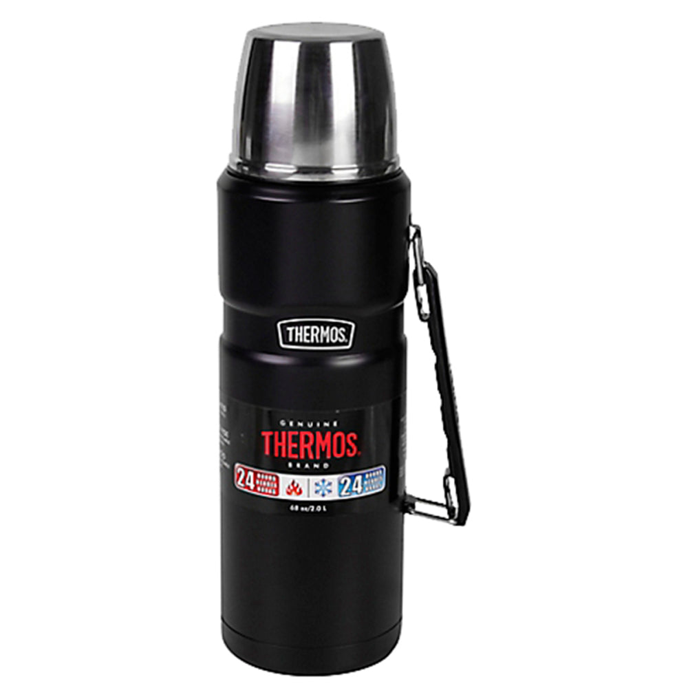 Termo Líquido Thermos King 2.0L Acero inoxidable Negro