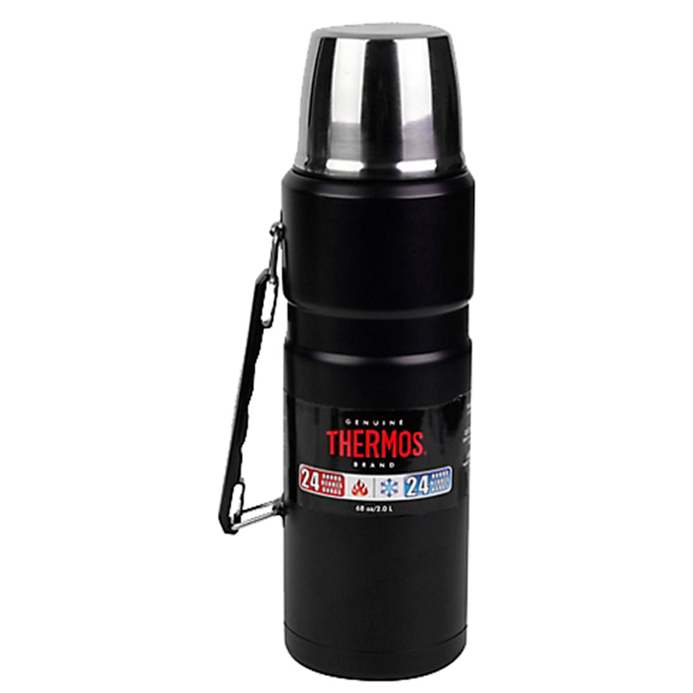 Termo Líquido Thermos King 2.0L Acero inoxidable Negro