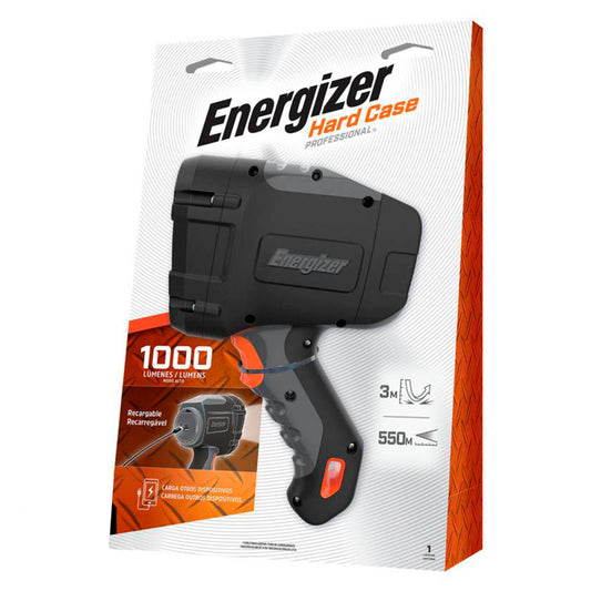 Foco Energizer Hard Case Recargable 1000 Lumens