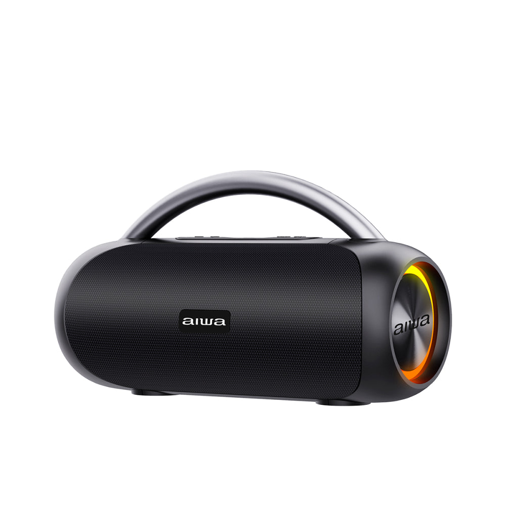 Parlante Bazooka Portátil Aiwa Bluetooth AW 10BT Negro
