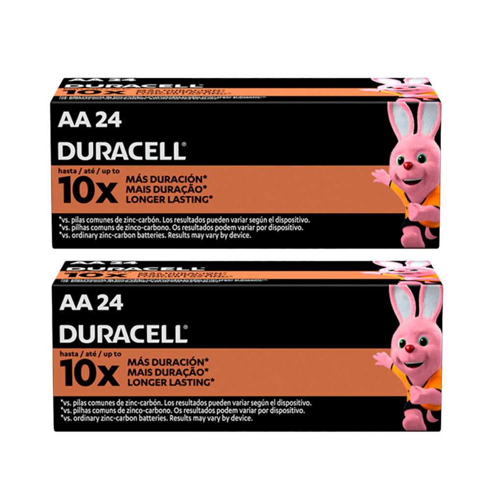 Pack 48 Pilas Alcalinas Duracell Aa