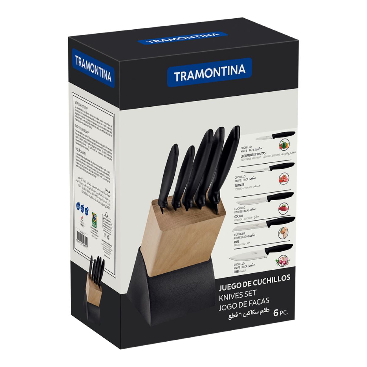Juego De Cuchillos Tramontina Plenus 6 piezas