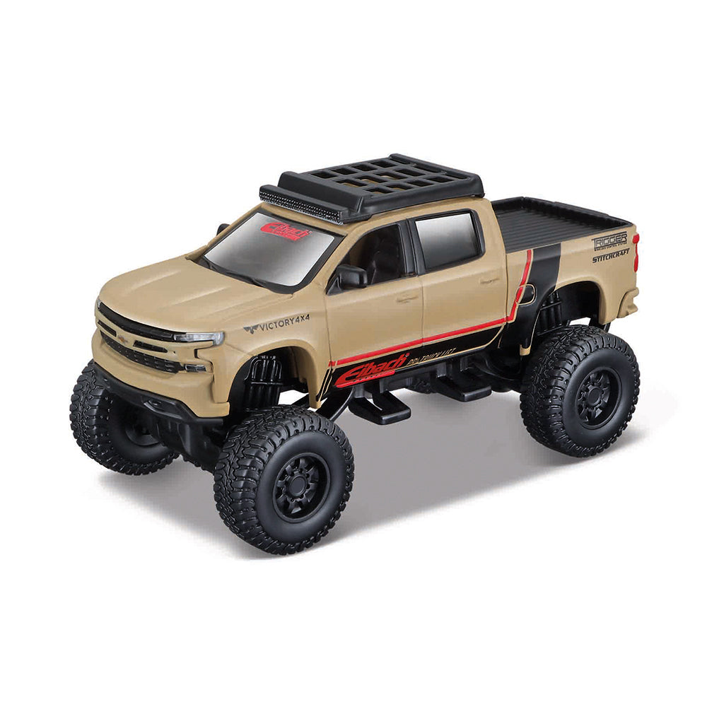 Vehículo Chevrolet silverado z71 2019 4x4 rebels 1:32