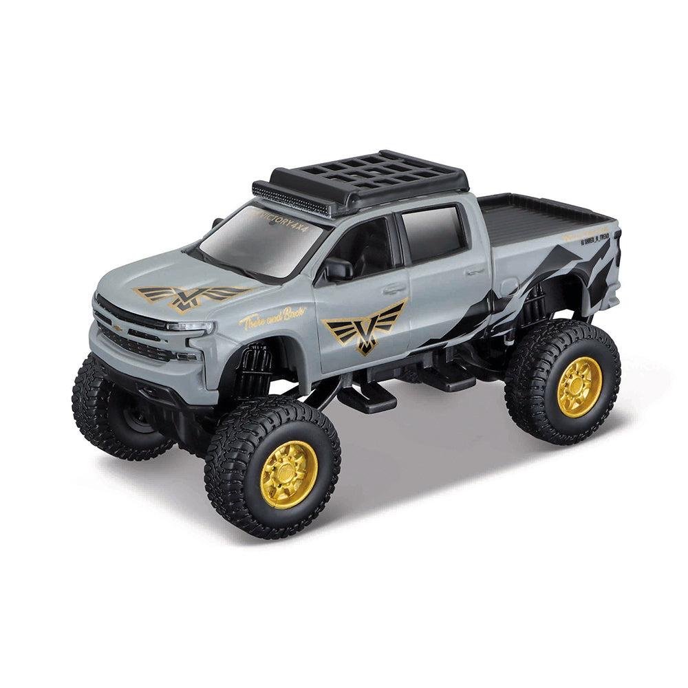 Vehículo Chevrolet silverado z71 2019 4x4 rebels 1:32