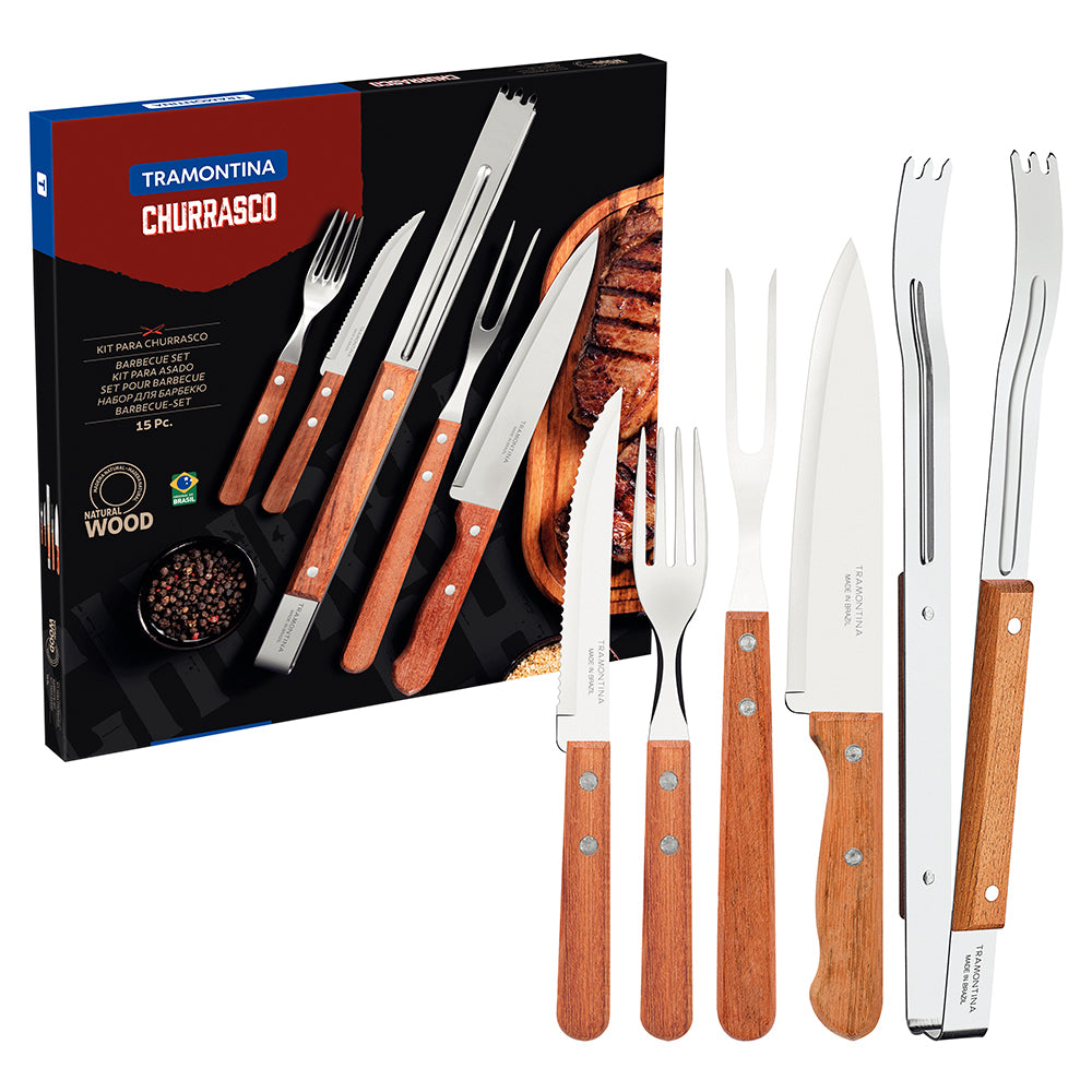 Juego Para asado Tramontina Dynamic Set 15 piezas