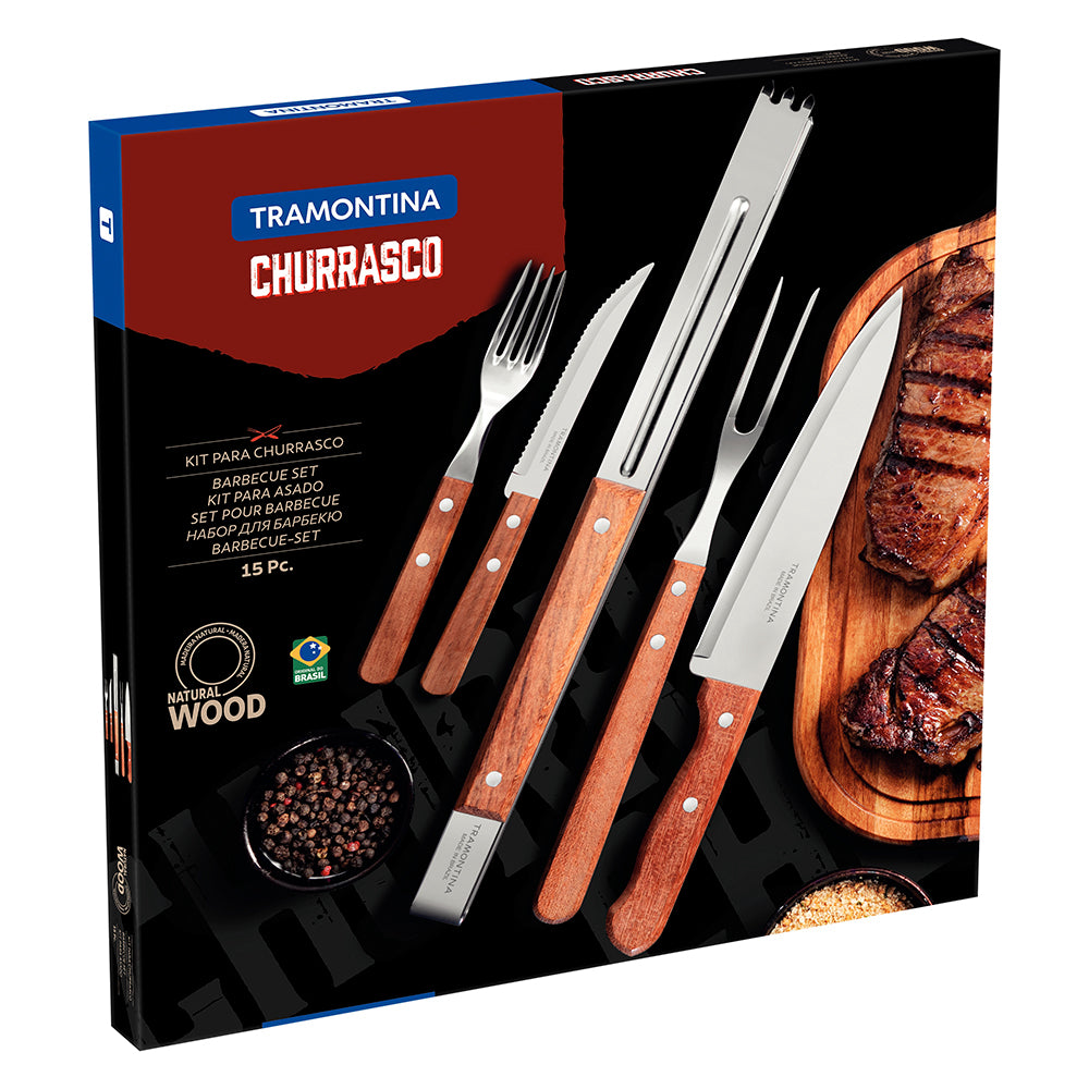 Juego Para asado Tramontina Dynamic Set 15 piezas