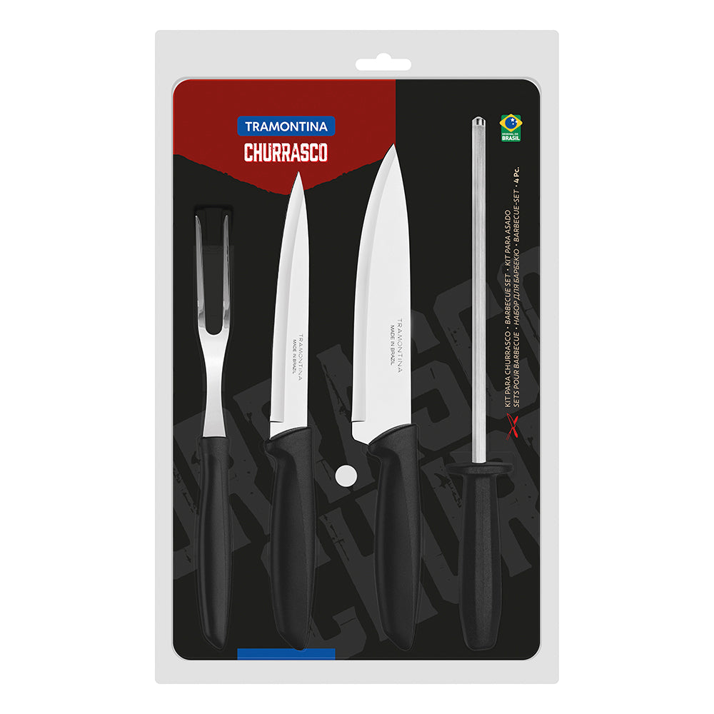 Juego Para Asado Tramontina Plenus Set 4 Piezas