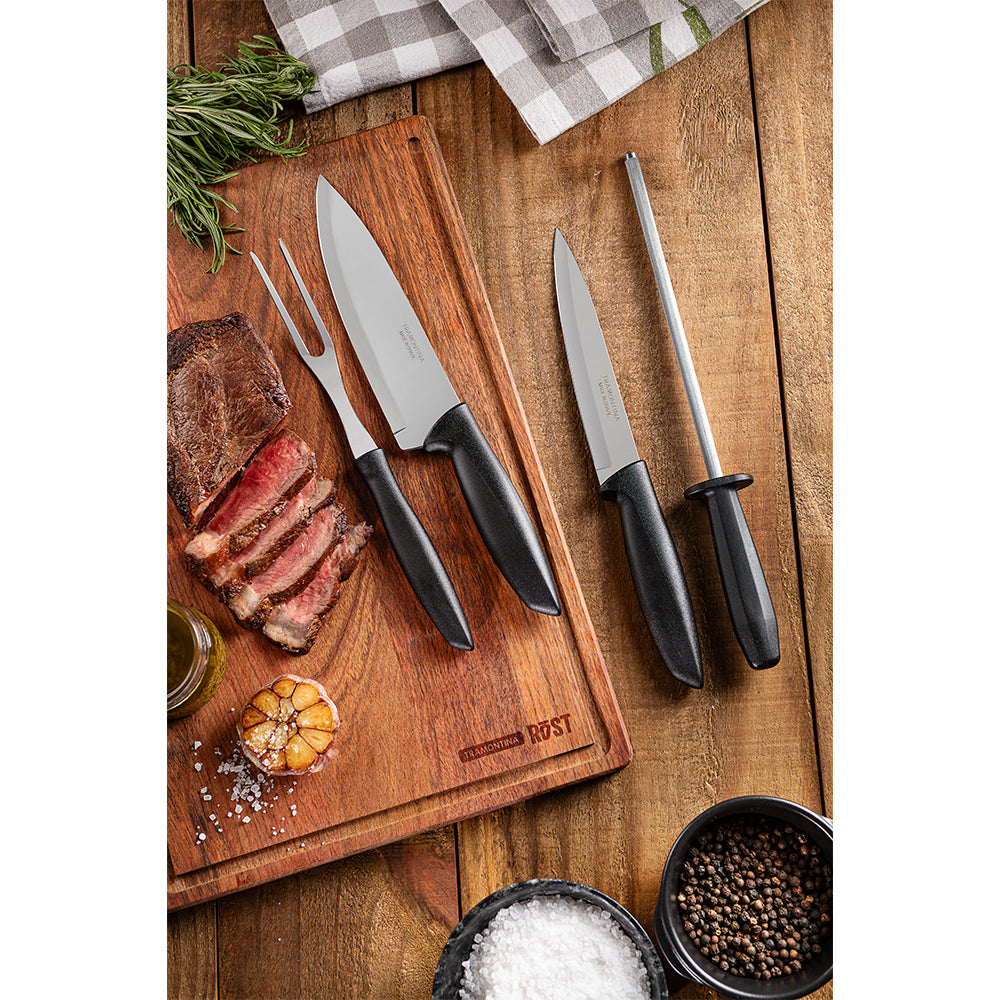 Juego Para Asado Tramontina Plenus Set 4 Piezas