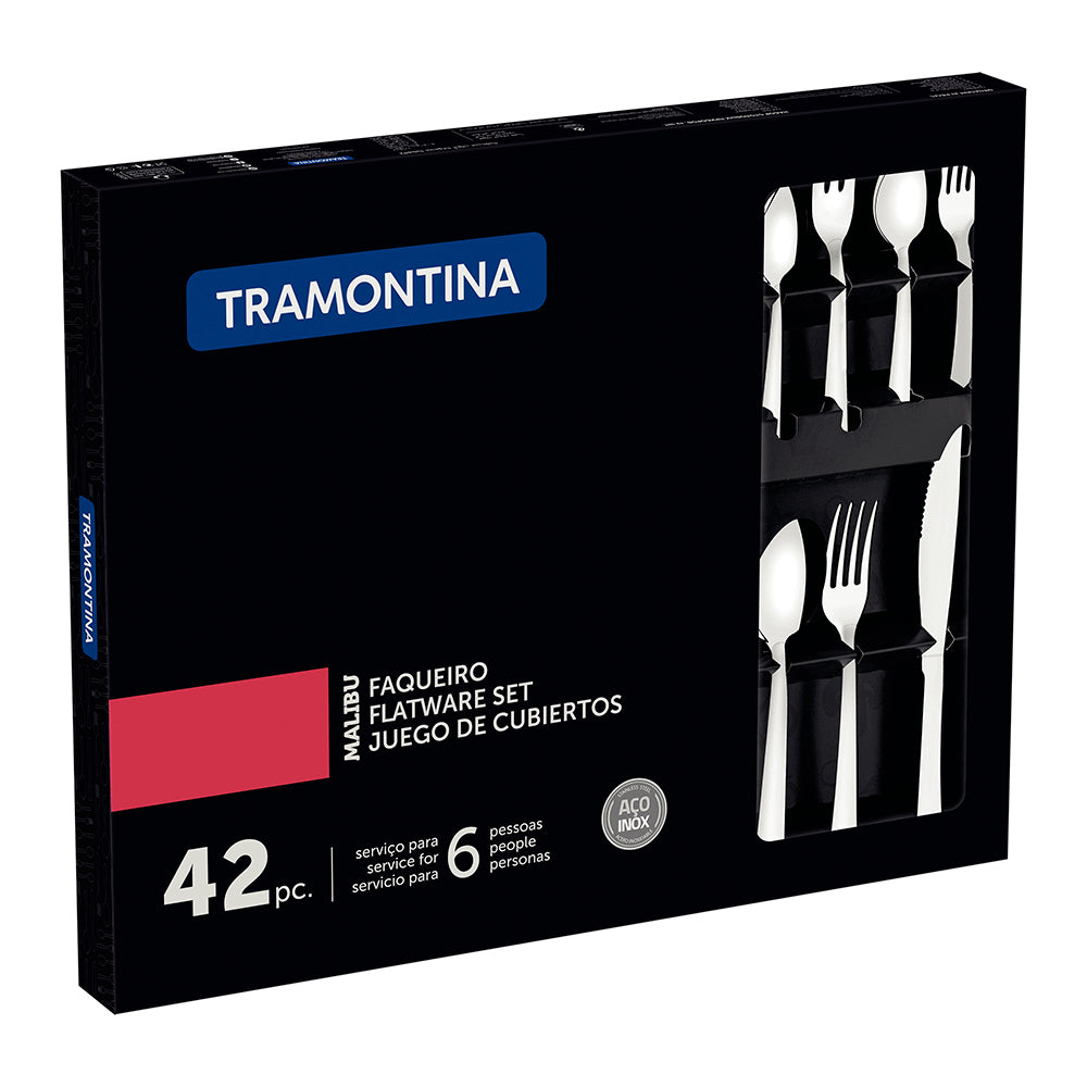 Juego De Cubiertos Tramontina Malibu 42 piezas