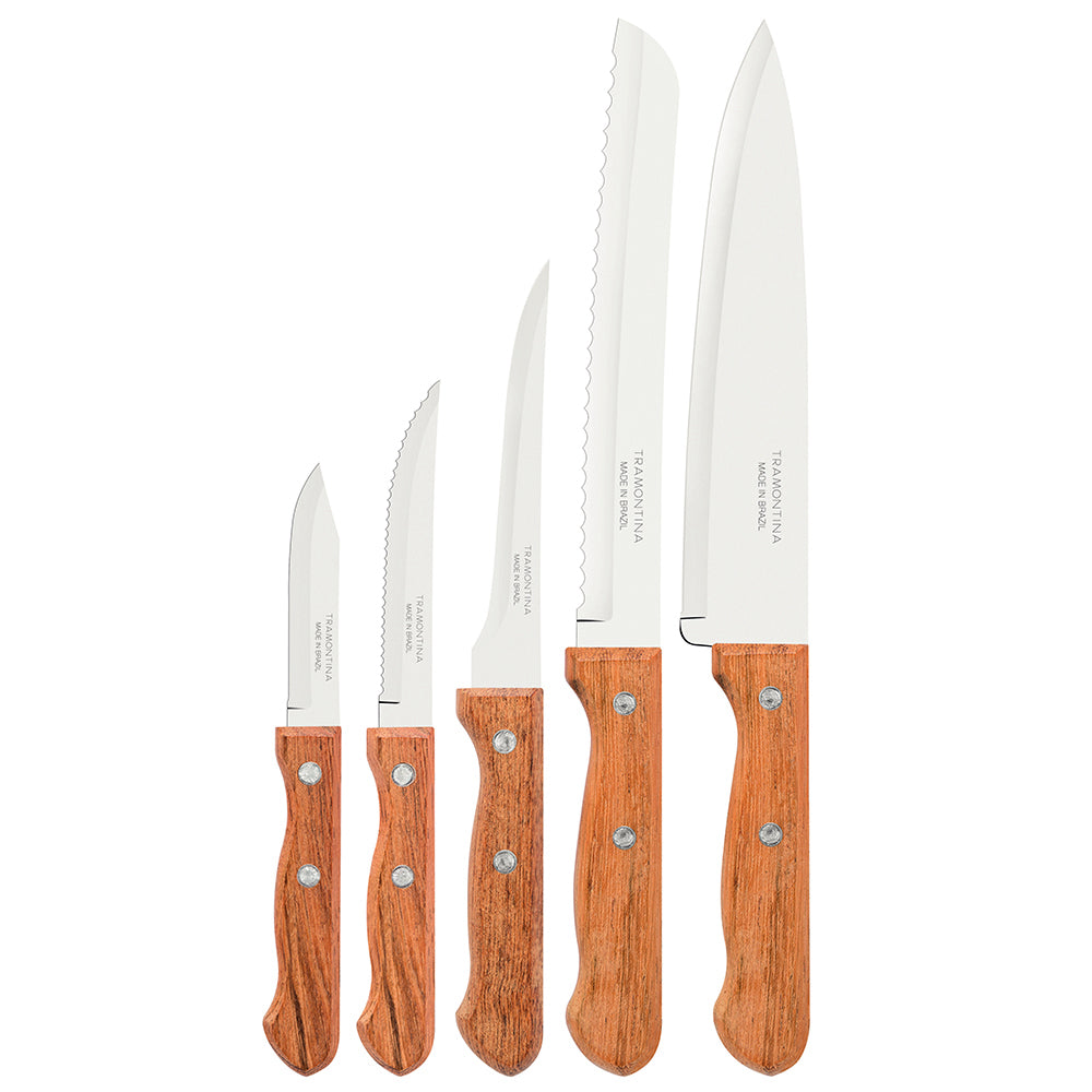Juego De Cuchillos De Cocina Tramontina Dinamyc 5 piezas