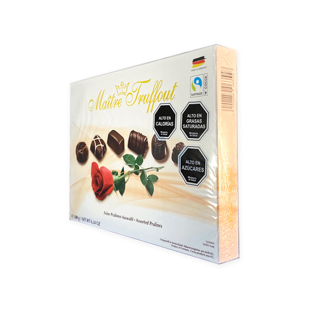 Pack 8 Estuches Pralines Maitre Truffout Surtidos Rosa 180g