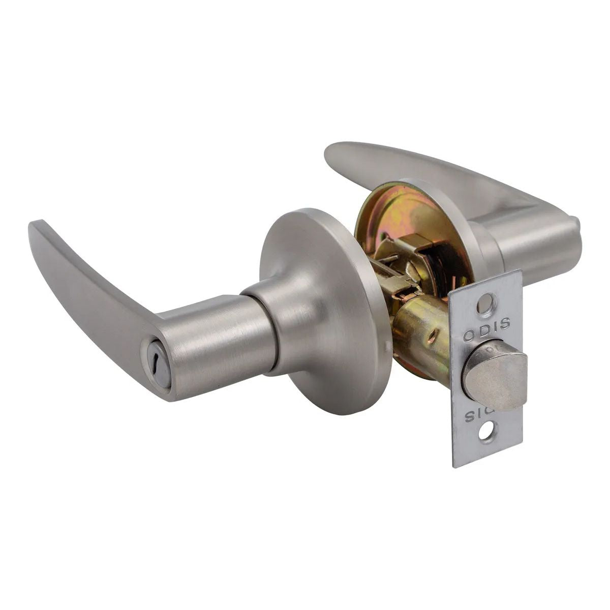Odis Cerradura Tubular Con Manilla 203 Baño Níquel