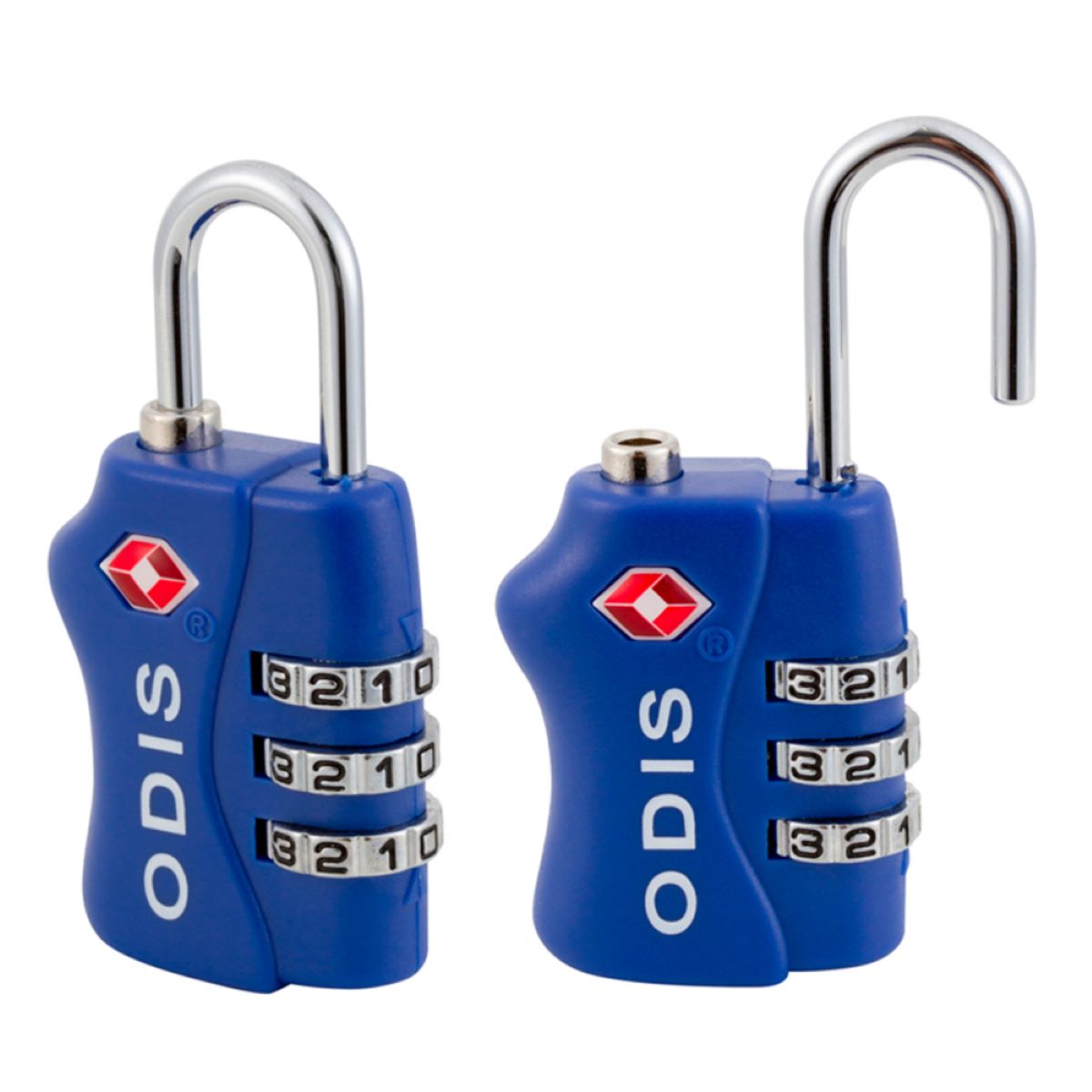 Pack 2 Candados Odis TSA 33ml Azul