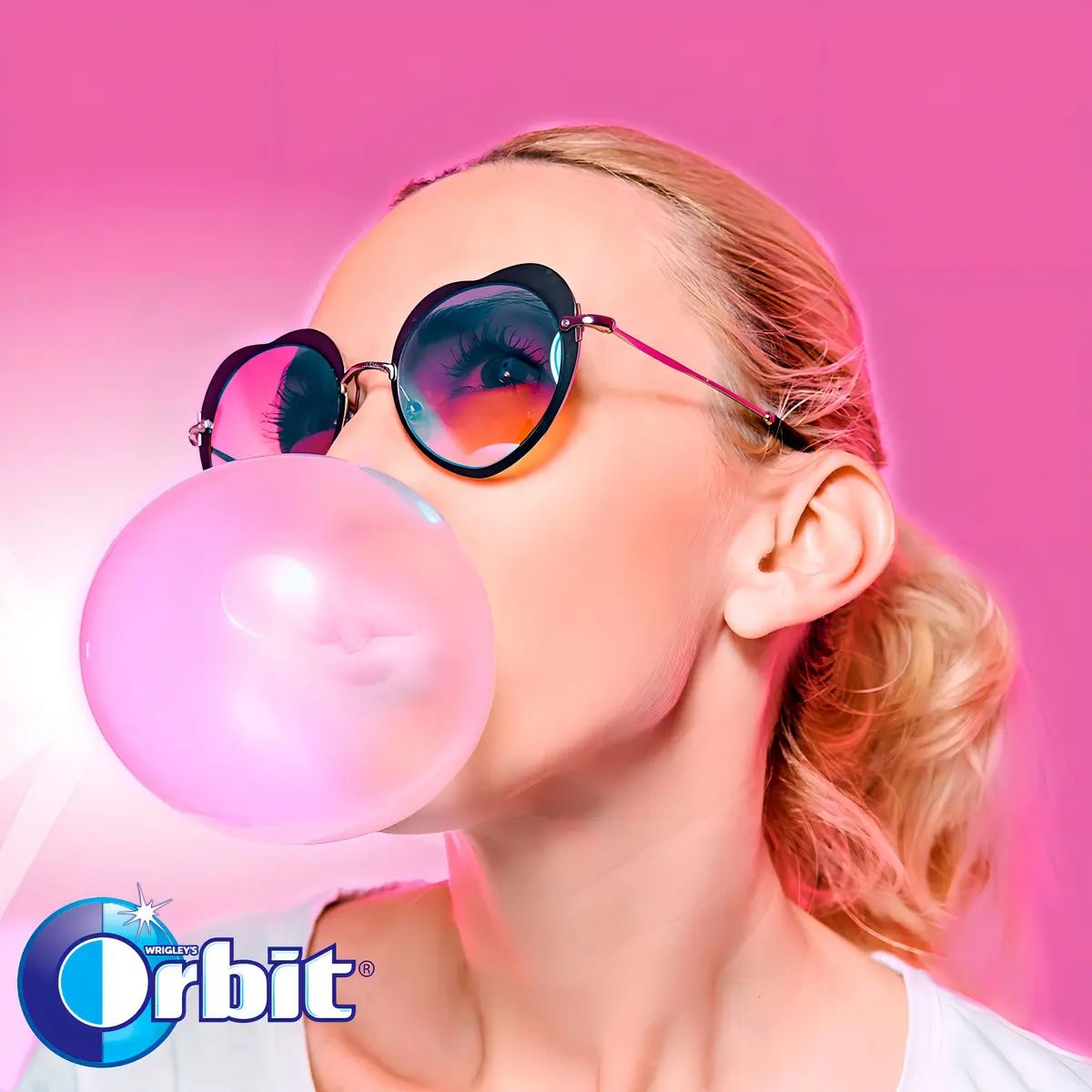 Chicle Orbit Sin Azúcar Professional Bubblemint 6x64 grs