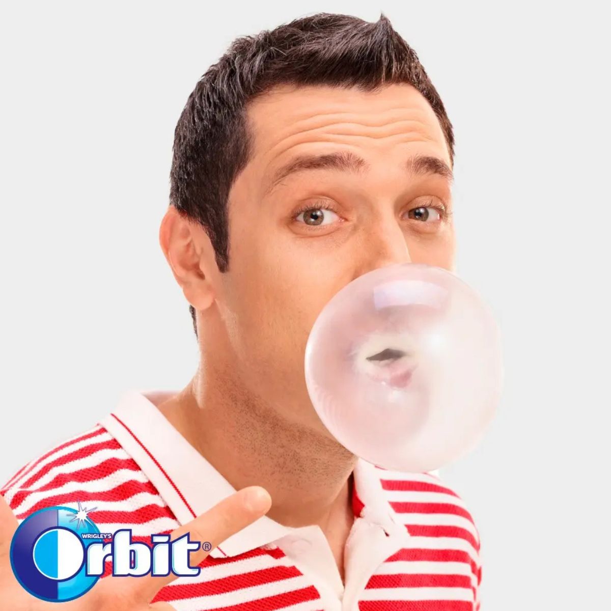 Chicle Orbit Sin Azúcar Professional White Spearmint 6x64 gr