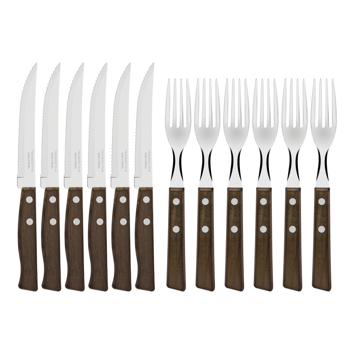 Pack Tramontina 12 piezas asado tradicional