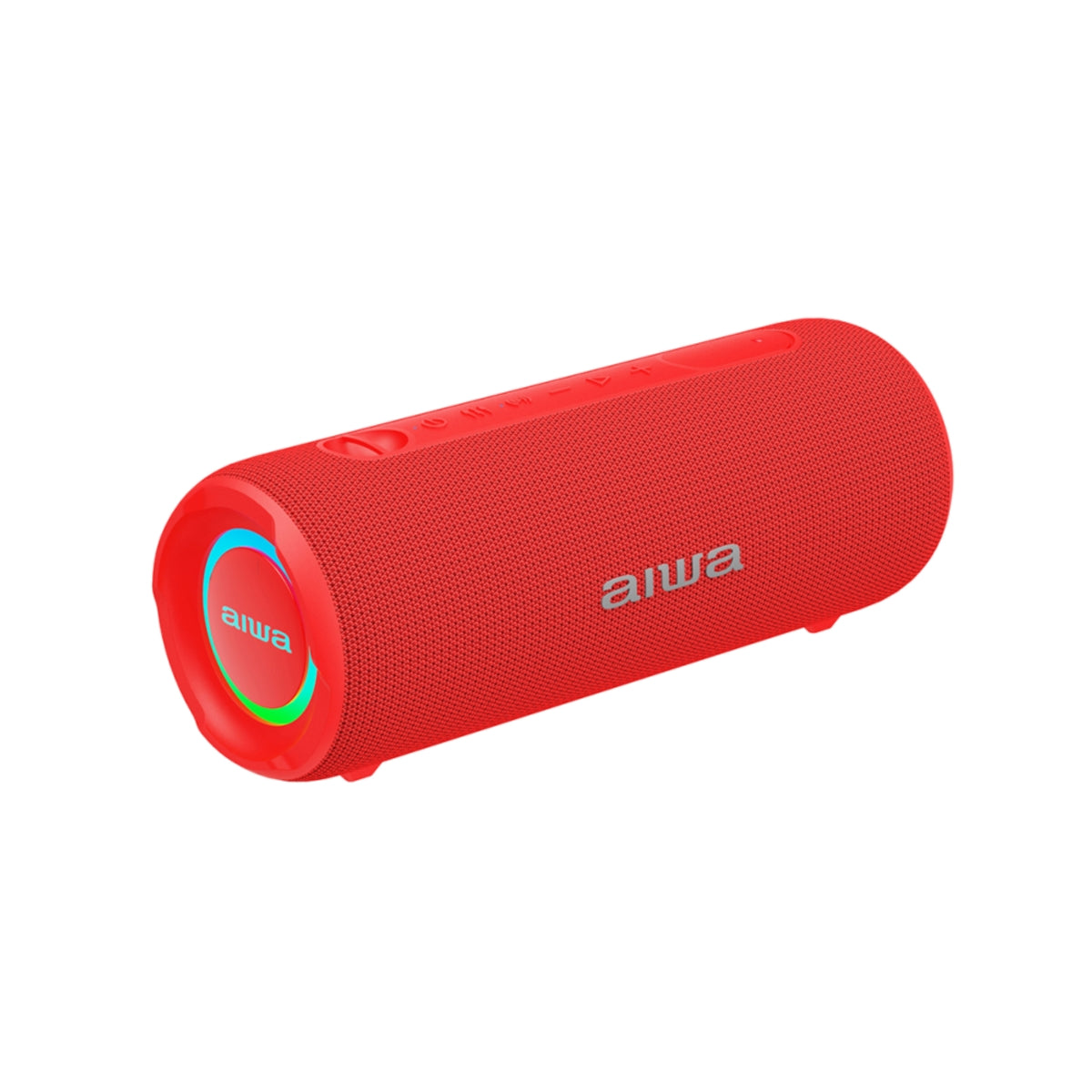 Parlante Portátil Bluetooth 15w Aiwa Impermeable Tws Rojo