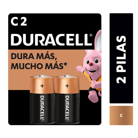 Pila Alcalina Duracell Blíster C X2