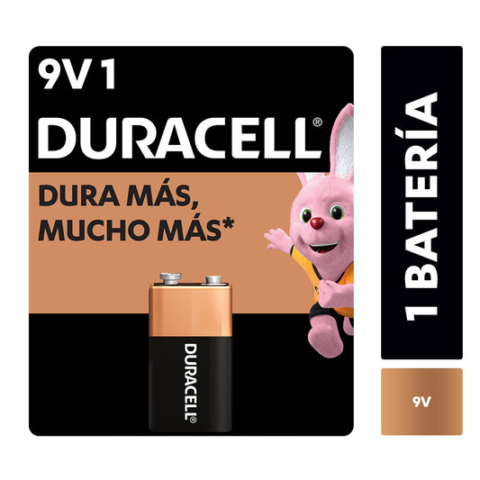 Batería Alcalina Duracell Blíster 9v