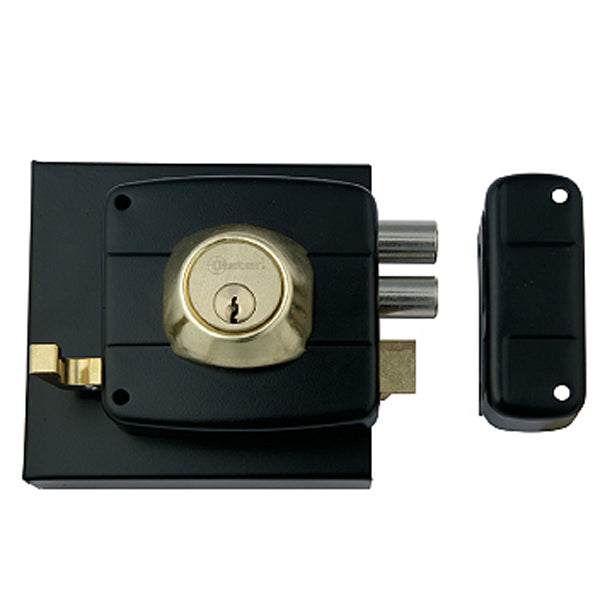 Cerradura Sobreponer Oister 110c-BL Negro