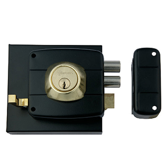Cerradura Sobreponer Oister 110c-BL Negro