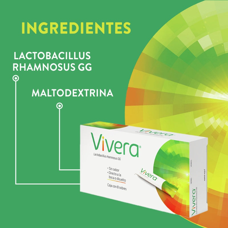 Vivera Lactobacillus Rhamnosus Gg 8 Sobres Cada Caja