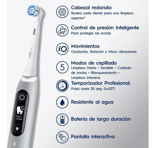 Cepillo de Dientes Eléctrico Oral-B iO 6 + 4 Repuestos