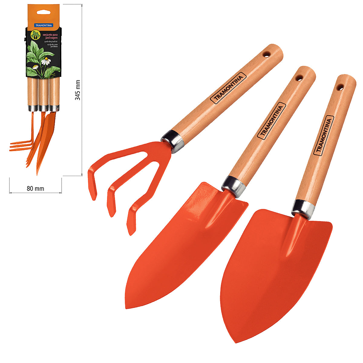 Set de Herramientas para Jardín Tramontina