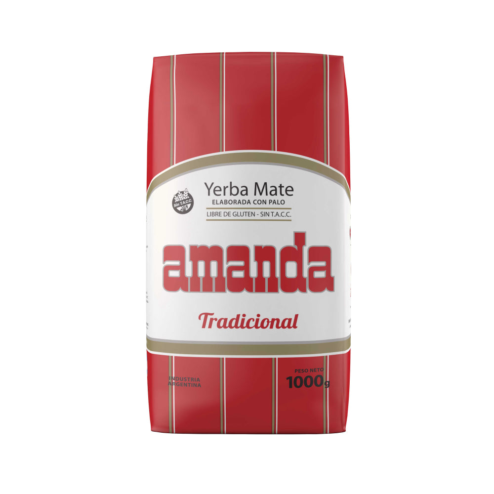 Pack 10 Yerba Mate Amanda Tradicional 1kg